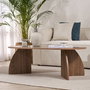 Nordure Melina - Venezia Walnut Mesa de Centro